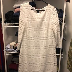 Size 10 White Alfani Dress